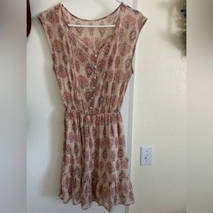 Hollister pink floral dress